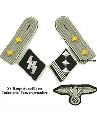SS Company Grade Officer Insignia Set