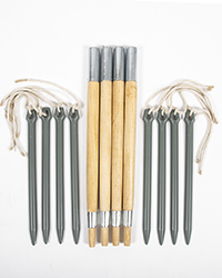 Zeltbahn Pole & Stake Set