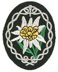 Heer GebirgsjÃ¤ger Patch, Bottle-green