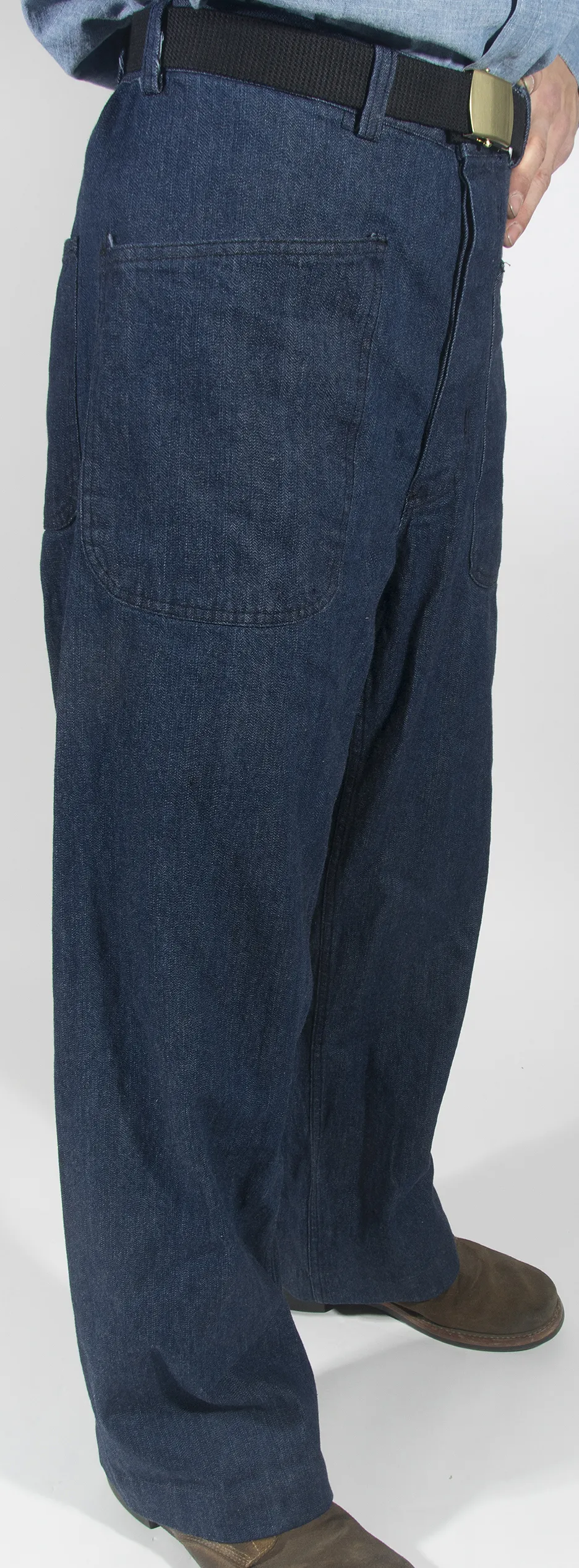 Navy Dungaree Trousers 3 Navy Dungaree Trousers