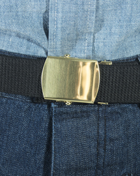 Trouser Belt w/ buckle, Black