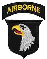 101st Airborne Division, "British-Made" on wool