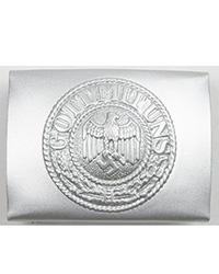 Heer EM Belt Buckle, Silver